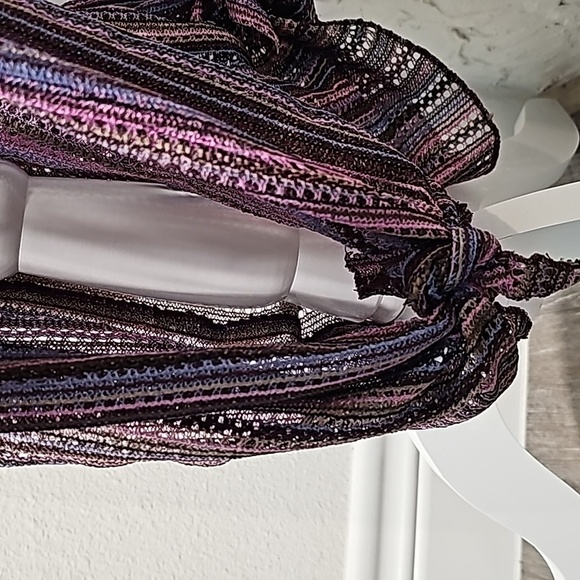 Becca Pants Harem Swim Cover-Up Multicolor Drawstring Lightweight Breezy S - Picture 7 of 15